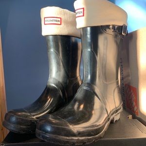 Hunter Original Short Rain Boots Black